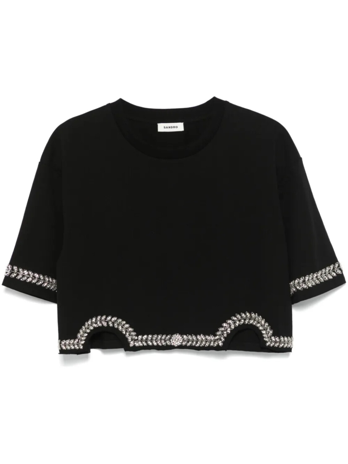 SANDRO футболка с кристаллами, черный
SANDRO футболка с кристаллами, черный