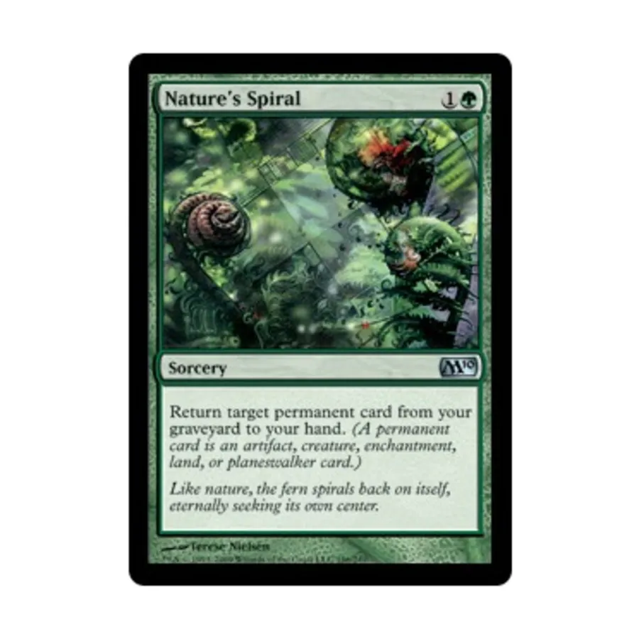 CCG Природная спираль (U) (фольга), MTG - Magic 2010
CCG Природная спираль (U) (фольга), MTG - Magic 2010