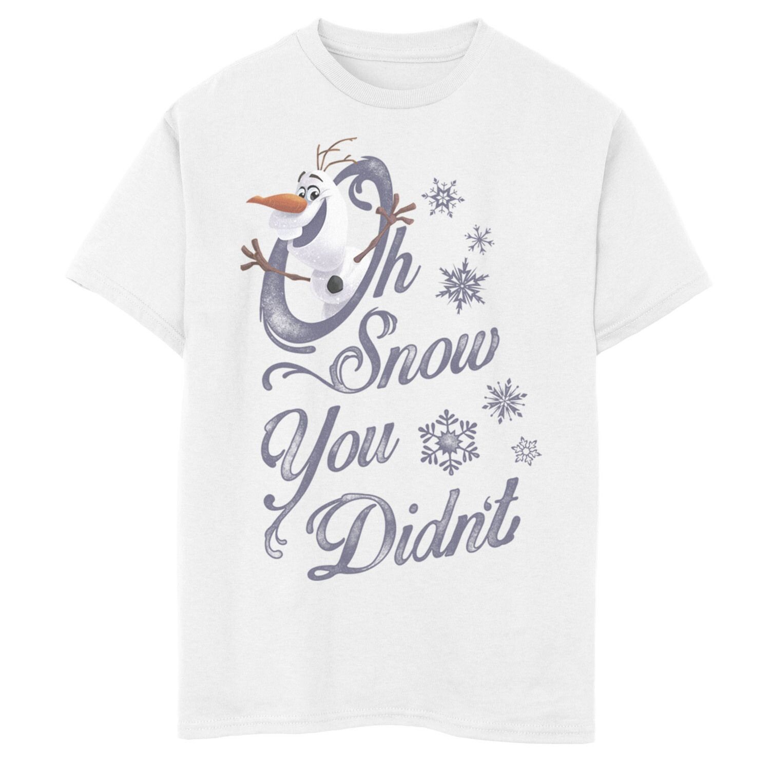 Футболка Disney's Frozen Boys 8-20 «Олаф, снег, ты не сделал это» Disney, белый
Футболка Disney's Frozen Boys 8-20 «Олаф, снег, ты не сделал это» Disney, белый