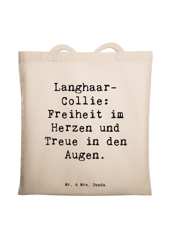 Mr. & Mrs. Panda Сумка с надписью "Преданность длинношерстной колли" кремового цвета
Mr. & Mrs. Panda Сумка с надписью "Преданность длинношерстной колли" кремового цвета