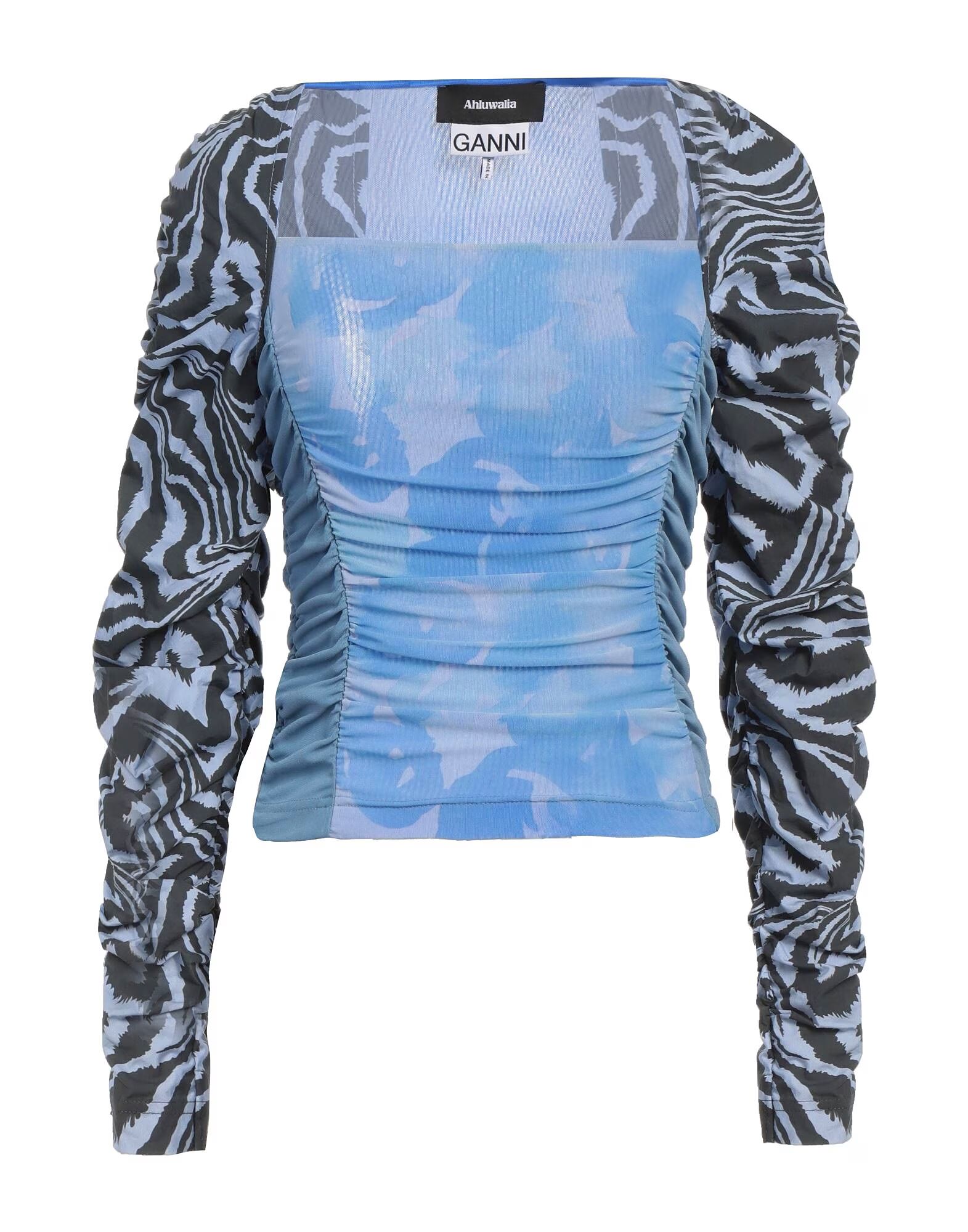 Топ Ganni, светло-голубой
Топ Ganni, светло-голубой