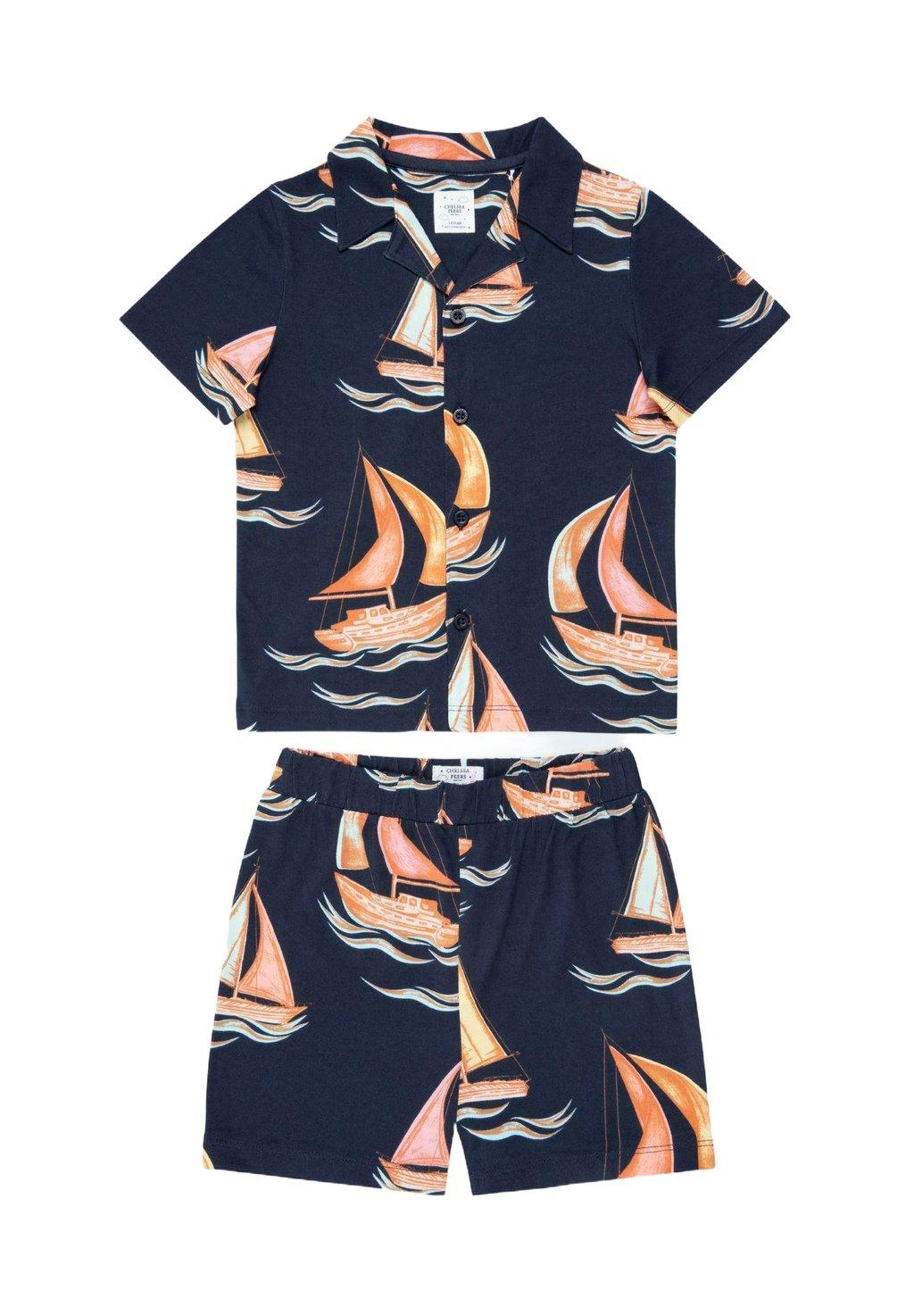 Пижама SAILING BOAT PRINT SET Chelsea Peers, темно-синий
Пижама SAILING BOAT PRINT SET Chelsea Peers, темно-синий