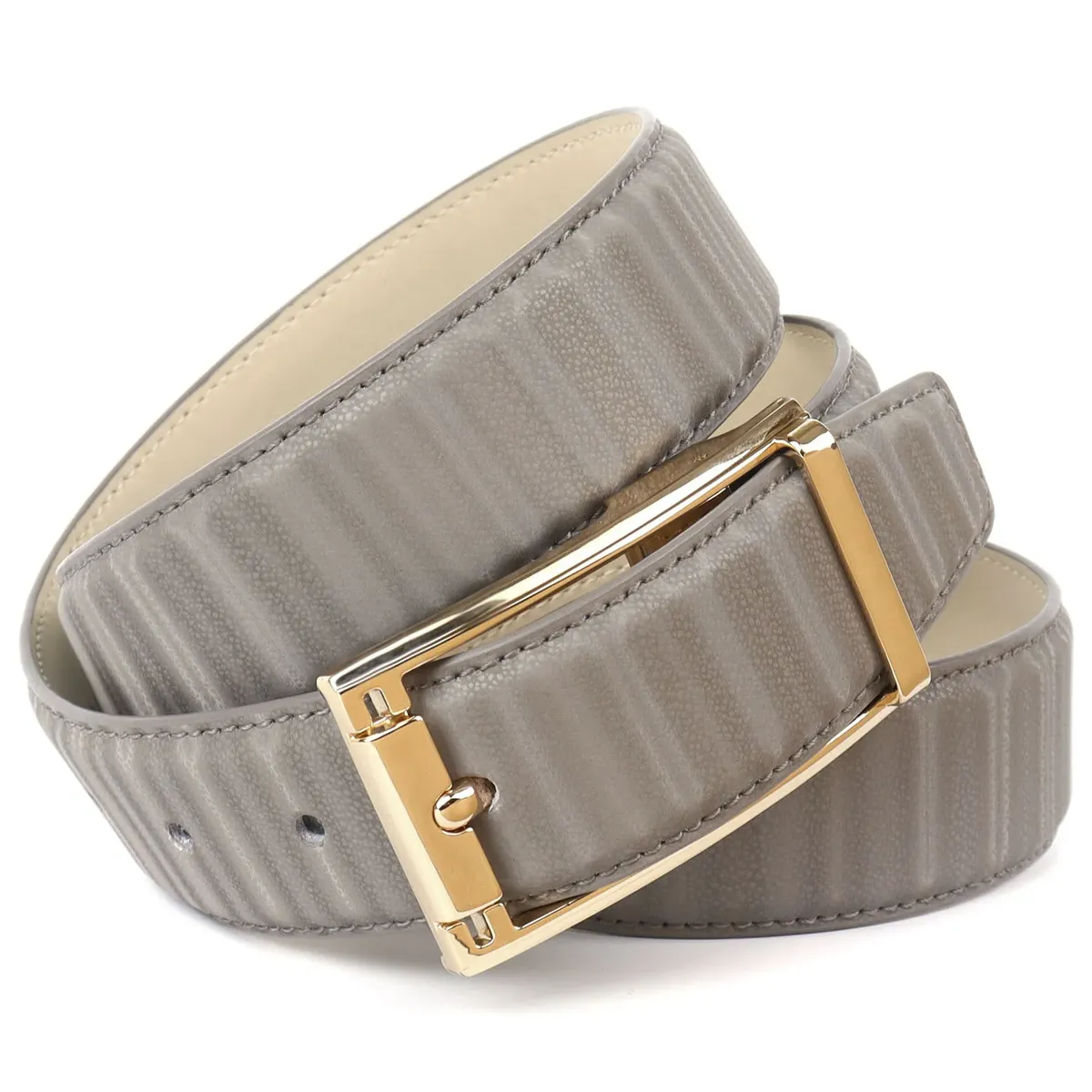 Кожаный ремень Anthoni Crown с мерцающим 3D-эффектом, серый
Кожаный ремень Anthoni Crown с мерцающим 3D-эффектом, серый