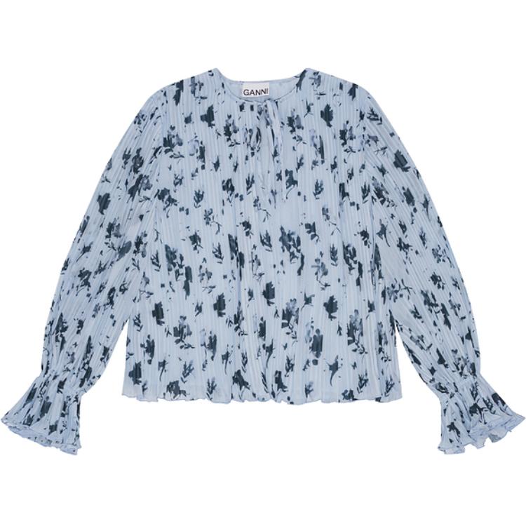 Футболка GANNI женская небесно-голубая FW24
Футболка GANNI женская небесно-голубая FW24