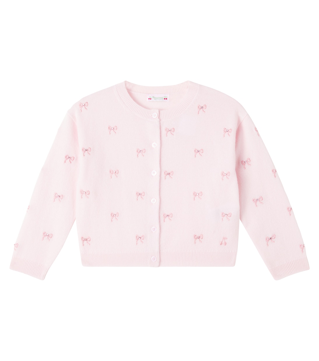 Кардиган из кашемира с бантиком Bonpoint, Upb Rose Fard
Кардиган из кашемира с бантиком Bonpoint, Upb Rose Fard