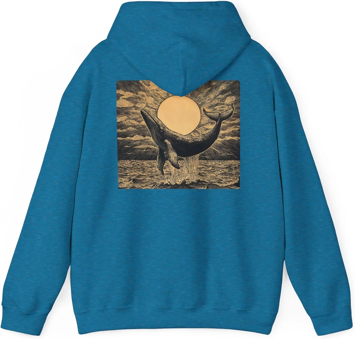 Толстовка с капюшоном и принтом Vintage Whale Leaping Against a Sunrise
Толстовка с капюшоном и принтом Vintage Whale Leaping Against a Sunrise
