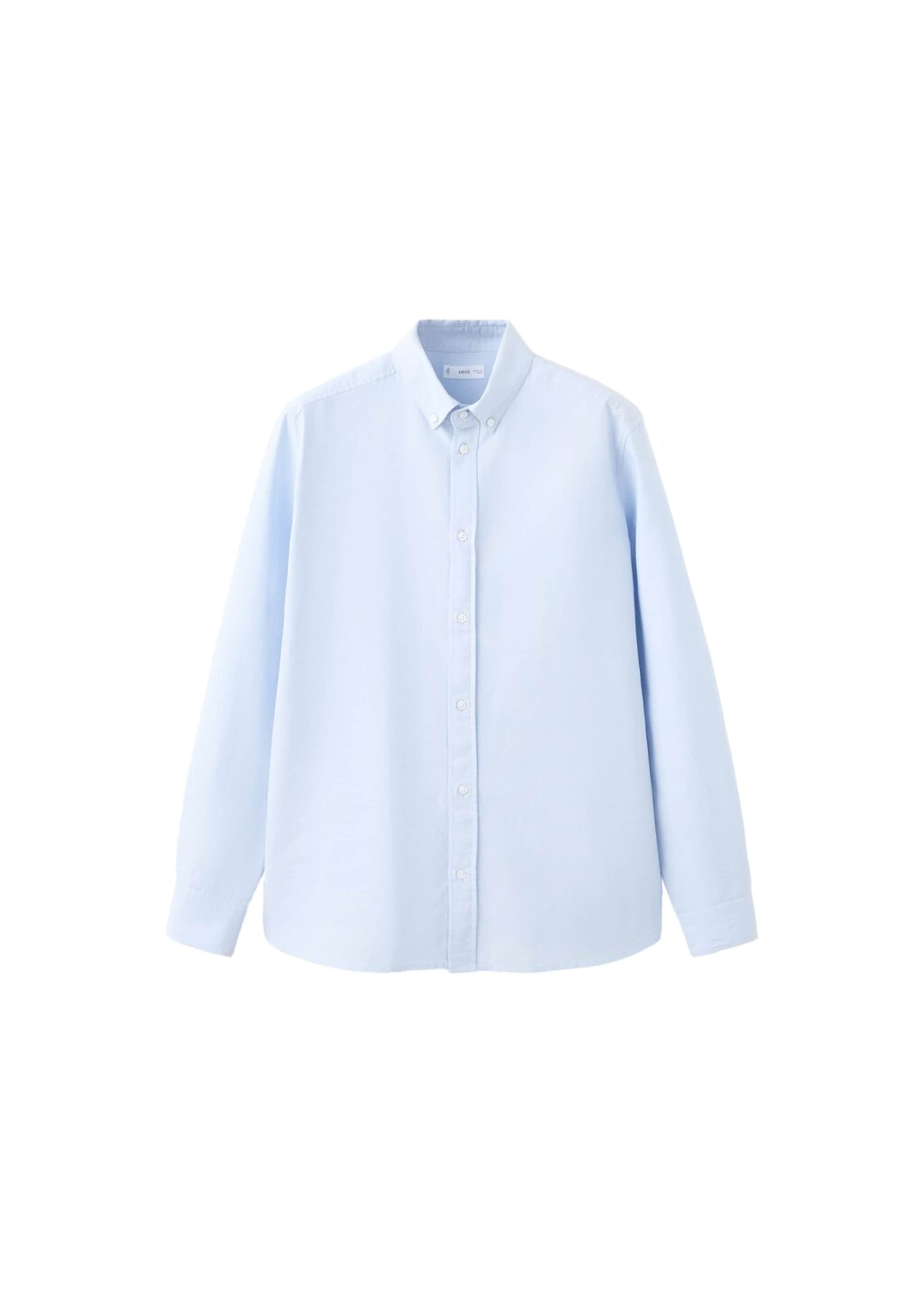 MANGO TEEN Рубашка на пуговицах светлого голубого цвета Regular fit
MANGO TEEN Рубашка на пуговицах светлого голубого цвета Regular fit