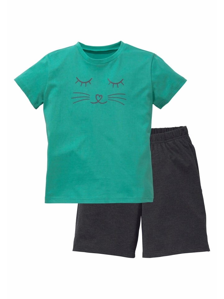 Пижама Vivance, цвет türkis-anthrazit-meliert
Пижама Vivance, цвет türkis-anthrazit-meliert