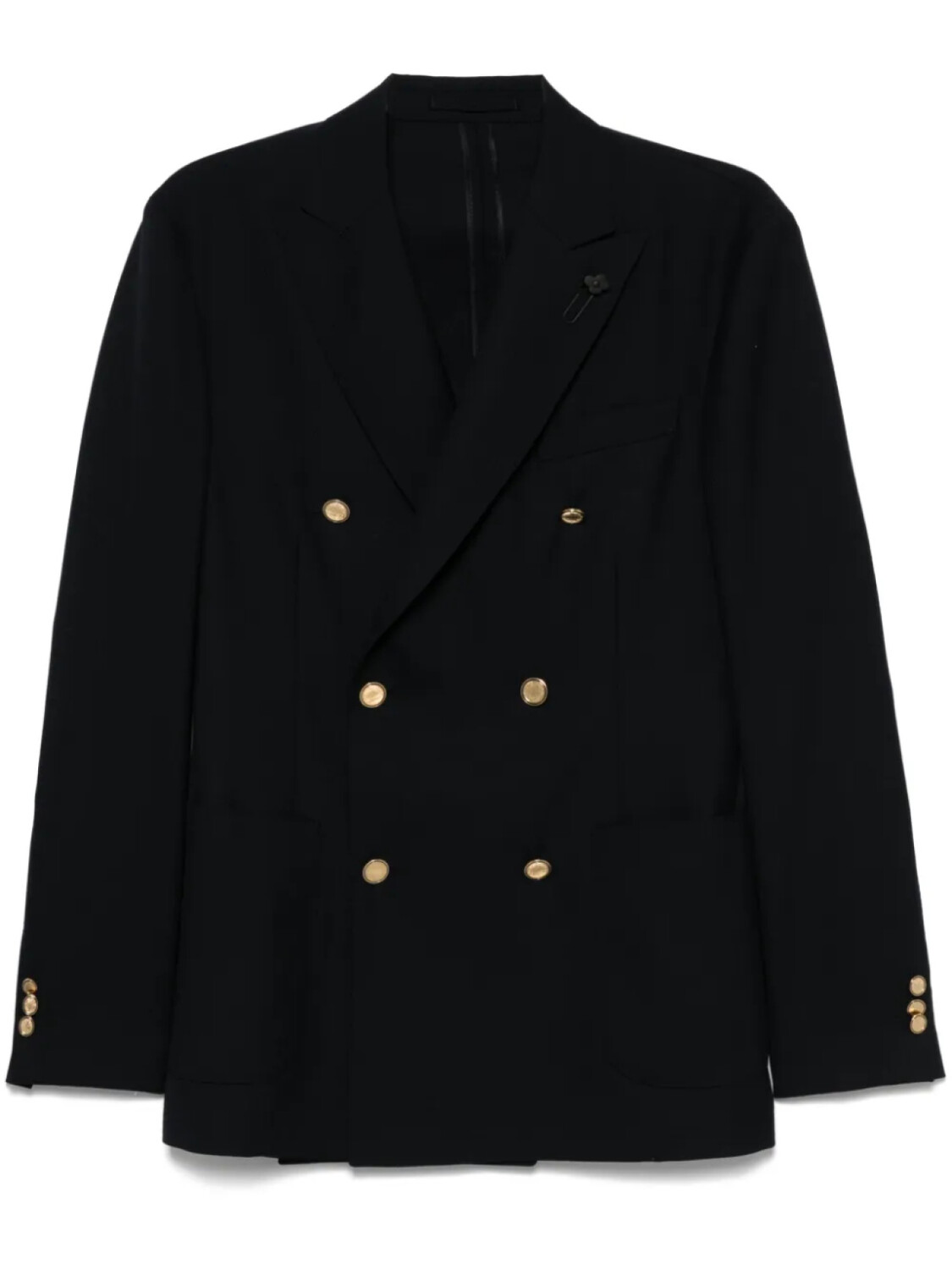 Двубортный пиджак Lardini, синий
Двубортный пиджак Lardini, синий