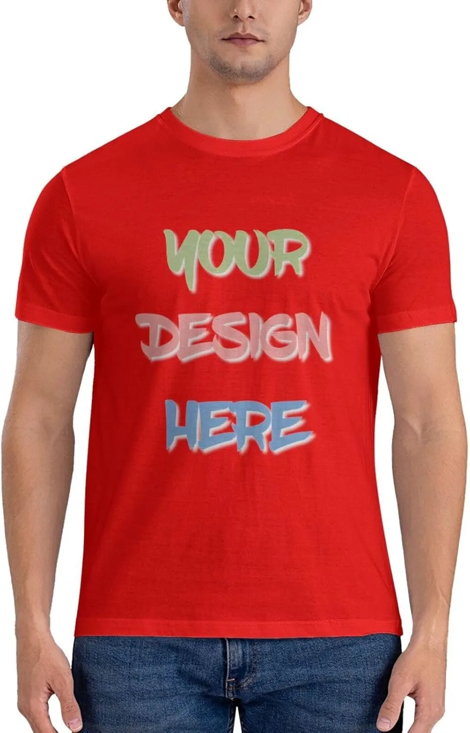 Футболка Custom для мужчин с принтом спереди и сзади
Футболка Custom для мужчин с принтом спереди и сзади