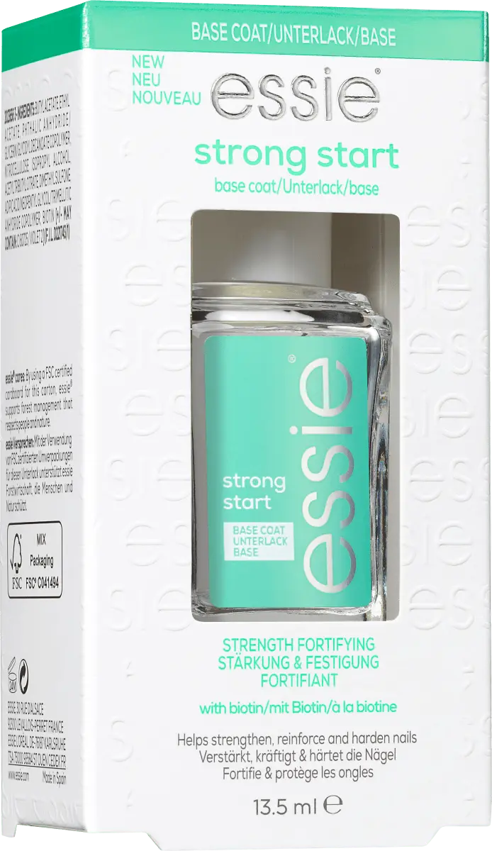Базовое покрытие Strong Start 13,5 мл essie
Базовое покрытие Strong Start 13,5 мл essie