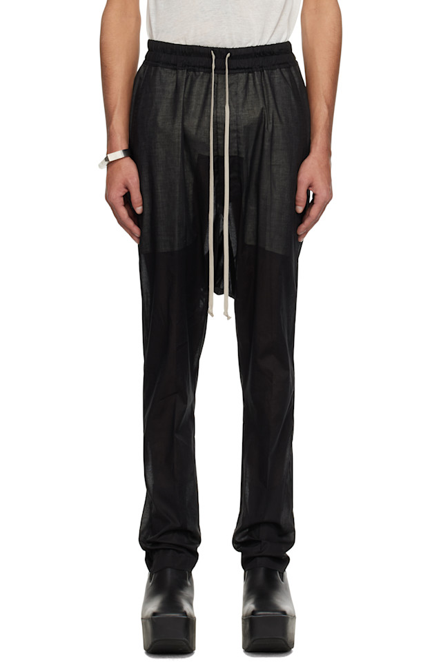 Голливудские брюки на шнурке Rick Owens, черный
Голливудские брюки на шнурке Rick Owens, черный