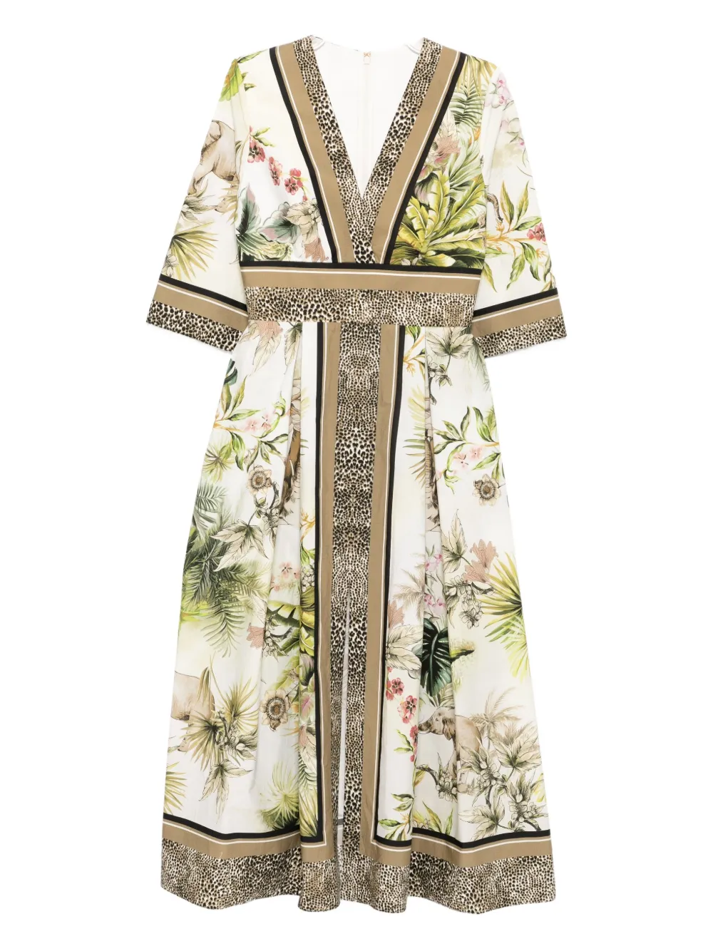 Платье с принтом саванны Elie Saab, зеленый
Платье с принтом саванны Elie Saab, зеленый