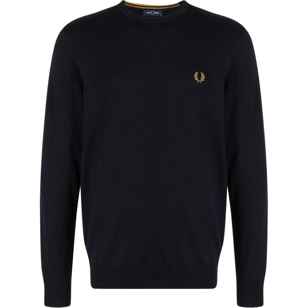 FRED PERRY Logo Embroidered Long Sleeved Crewneck Jumper
FRED PERRY Logo Embroidered Long Sleeved Crewneck Jumper