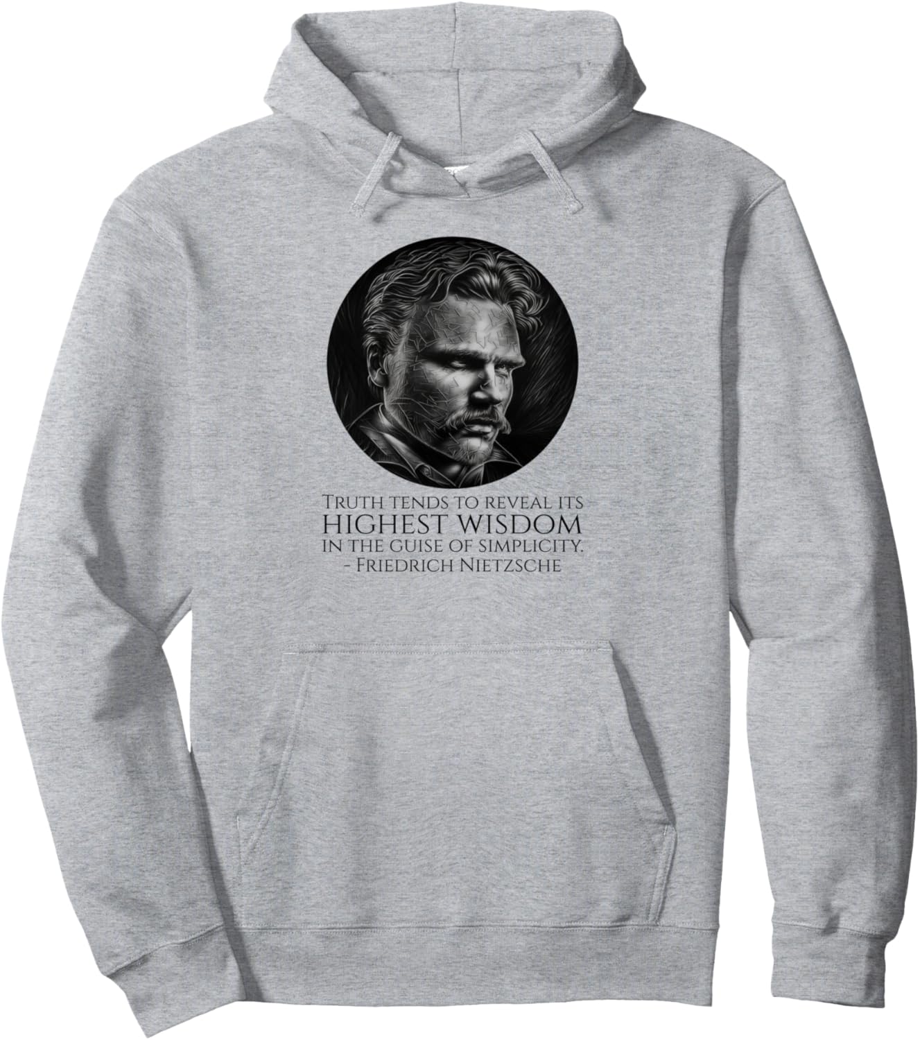 Фридрих Ницше «Об истине» - немецкая философская толстовка с цитатами Friedrich Nietzsche Philosophy Quotes, серый
Фридрих Ницше «Об истине» - немецкая философская толстовка с цитатами Friedrich Nietzsche Philosophy Quotes, серый