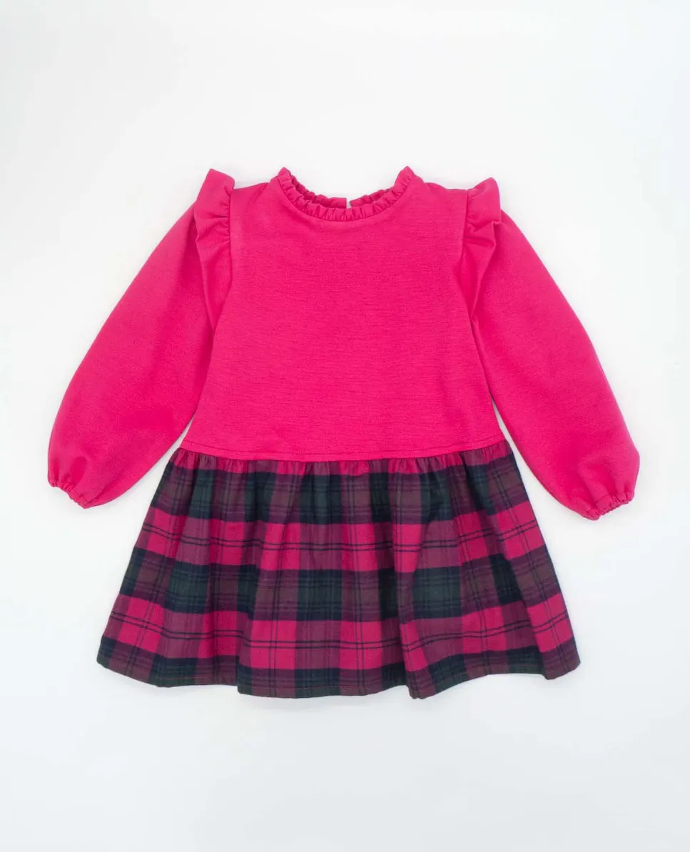 Платье для девочки в сочетании с рюшами Fina Ejerique, цвет Fucsia
Платье для девочки в сочетании с рюшами Fina Ejerique, цвет Fucsia