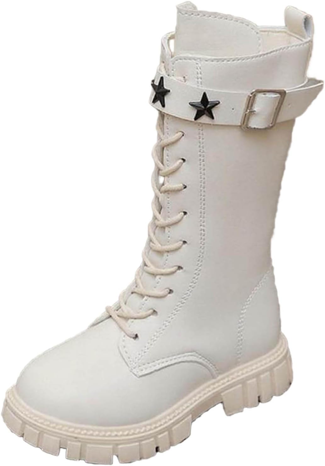 Ботинки для девочек 4-10,5T, боевые, кожаные, на шнуровке с боковой молнией, средние, верх до икры, всаднические, противоскользящие, панк-готические, в стиле рыцаря Generic, Beige
Ботинки для девочек 4-10,5T, боевые, кожаные, на шнуровке с боковой молнией, средние, верх до икры, всаднические, противоскользящие, панк-готические, в стиле рыцаря Generic, Beige