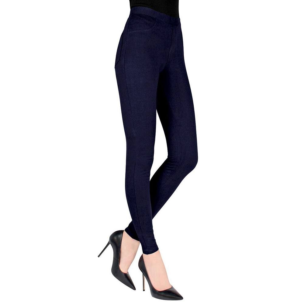 Леггинсы из смесового хлопка в стиле брюк MeMoi, темно-синий
Леггинсы из смесового хлопка в стиле брюк MeMoi, темно-синий