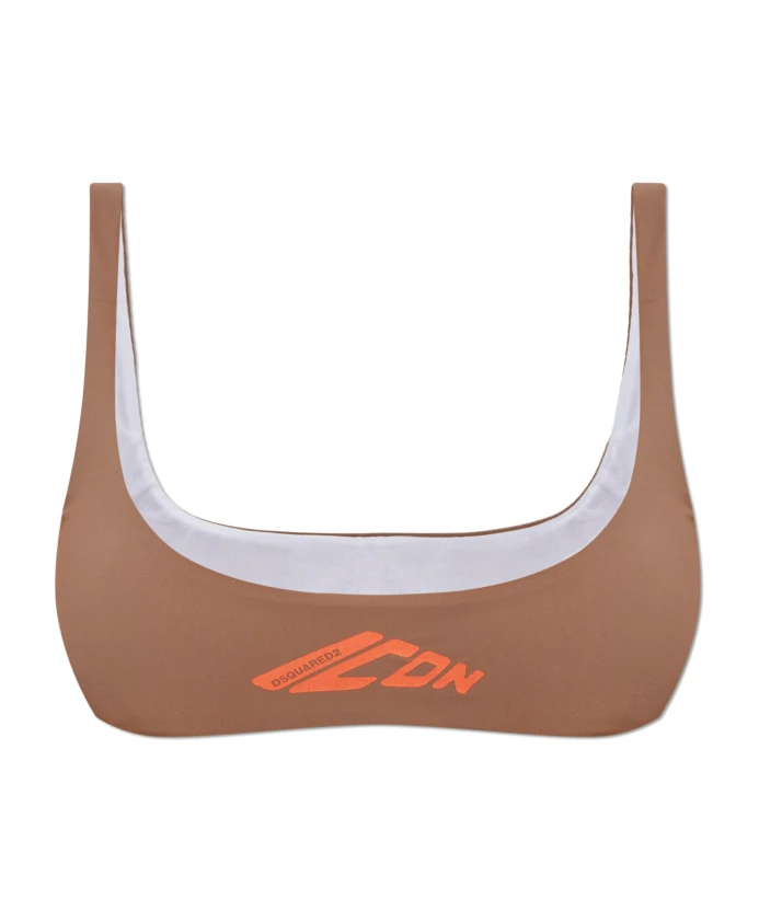 Верх от бикини Dsquared2, бежевый
Верх от бикини Dsquared2, бежевый