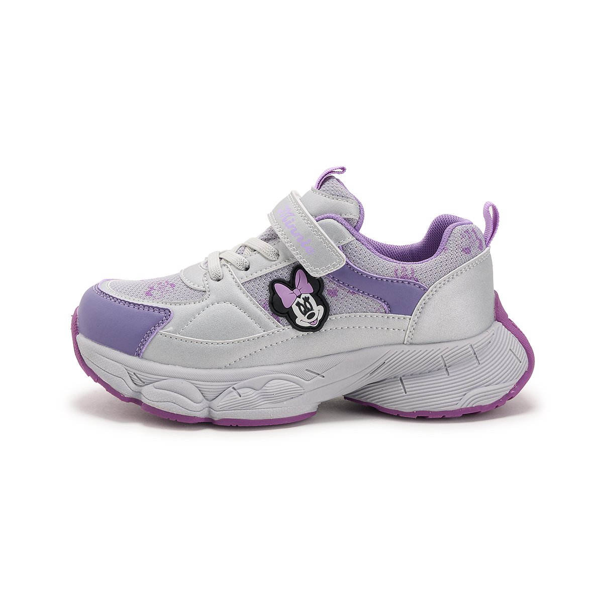Детские кроссовки серии Mickey с противоскользящей подошвой, амортизирующие, устойчивые к истиранию, для повседневной носки Disney, бежевый/фиолетовый
Детские кроссовки серии Mickey с противоскользящей подошвой, амортизирующие, устойчивые к истиранию, для повседневной носки Disney, бежевый/фиолетовый