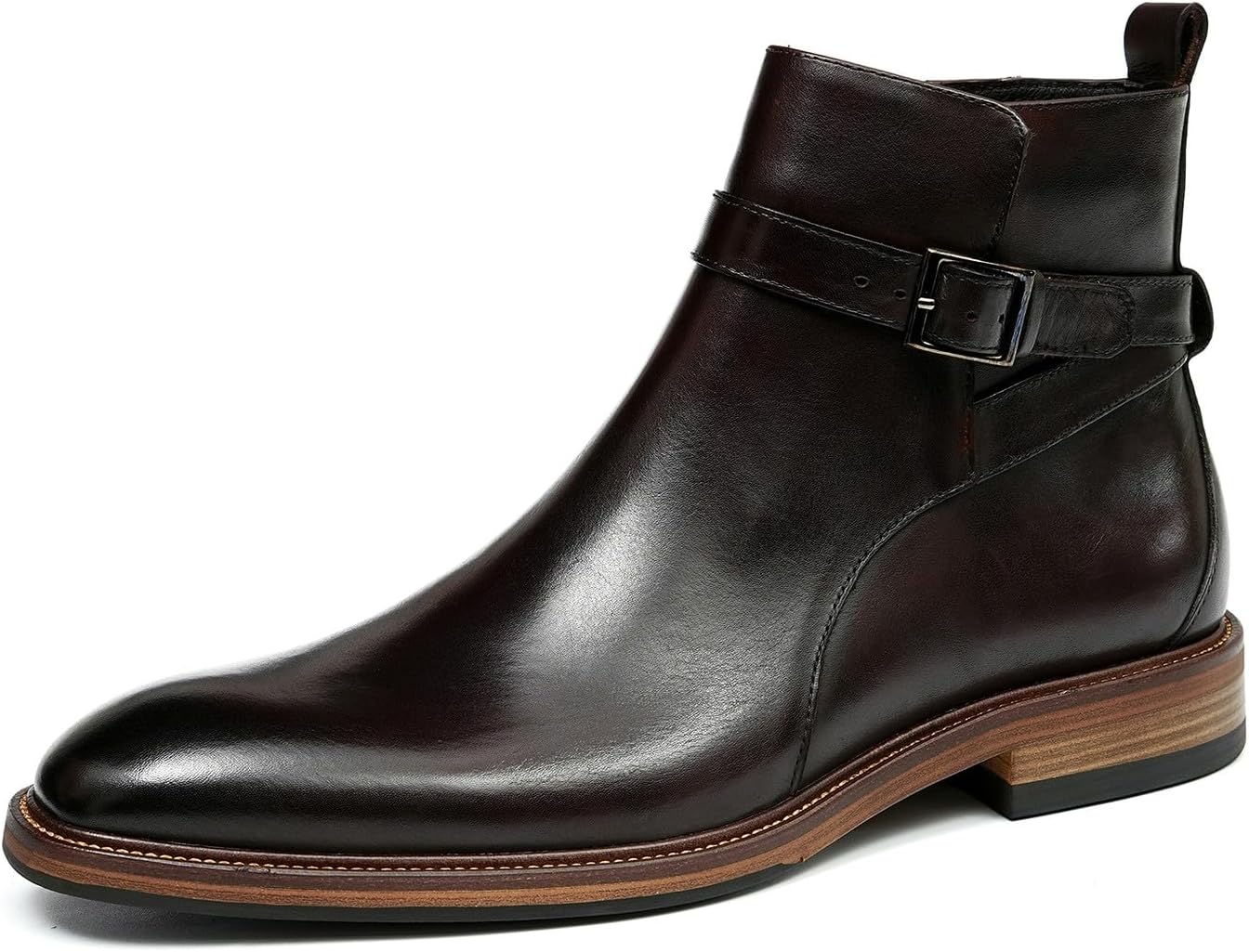 Мужские ботинки Santimon на щиколотку, формальные ботинки Челси, из натуральной кожи с молнией, пряжкой и западным дизайном, модные, легкие, для выпускного, свадьбы, смокинга, бизнеса и повседневного ношения, чизкиллы для мужчин, Coffee
Мужские ботинки Santimon на щиколотку, формальные ботинки Челси, из натуральной кожи с молнией, пряжкой и западным дизайном, модные, легкие, для выпускного, свадьбы, смокинга, бизнеса и повседневного ношения, чизкиллы для мужчин, Coffee