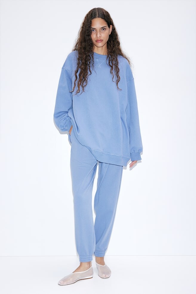 Толстовка оверсайз H&M, синий
Толстовка оверсайз H&M, синий