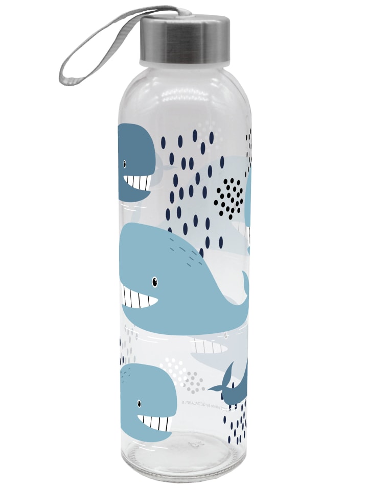 Geda Labels Бутылка для воды с изображением кита, синего цвета, 500 мл
Geda Labels Бутылка для воды с изображением кита, синего цвета, 500 мл