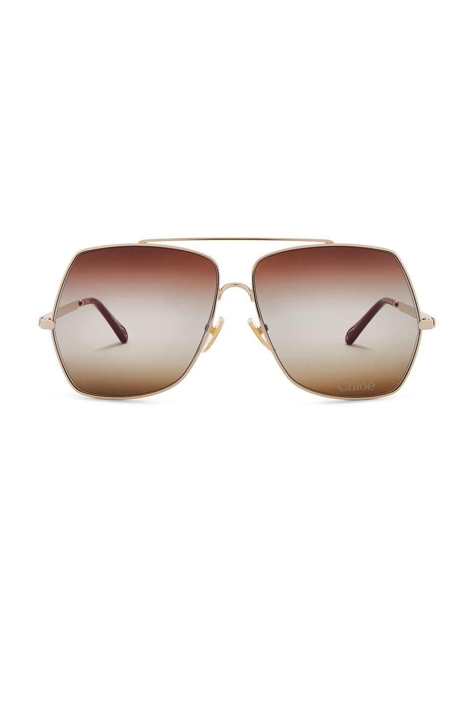 Солнцезащитные очки Aly Chloe, gold & brown
Солнцезащитные очки Aly Chloe, gold & brown