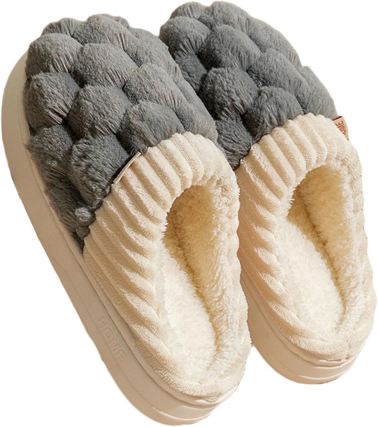 Тапочки JadeRich с узором в виде шестиугольников, на искусственном меху, домашние слипоны, теплые, удобные, с мягкой подошвой для женщин и мужчин, серый
Тапочки JadeRich с узором в виде шестиугольников, на искусственном меху, домашние слипоны, теплые, удобные, с мягкой подошвой для женщин и мужчин, серый