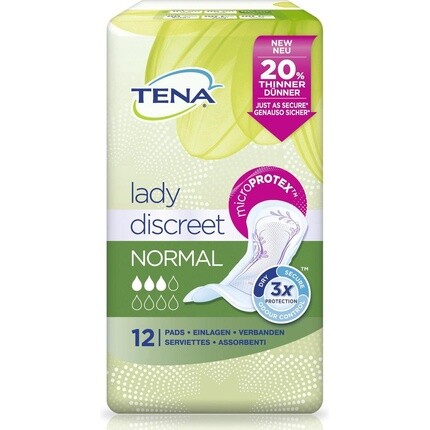 Бинты Lady Discreet Normal 12 шт. Tena 
Бинты Lady Discreet Normal 12 шт. Tena