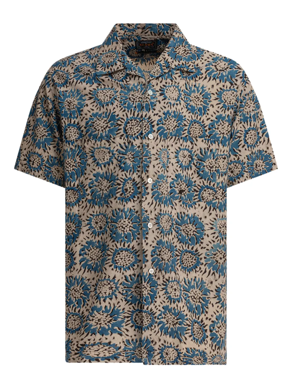 Рубашка с короткими рукавами и цветочным принтом BEAMS PLUS, синий
Рубашка с короткими рукавами и цветочным принтом BEAMS PLUS, синий