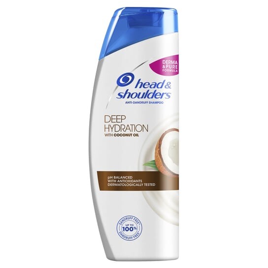 Шампунь против перхоти, Глубокое увлажнение с кокосовым маслом, 400 мл Head&Shoulders
Шампунь против перхоти, Глубокое увлажнение с кокосовым маслом, 400 мл Head&Shoulders