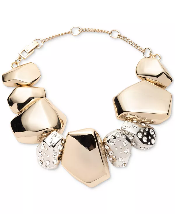 Двухцветный браслет-паве с подвесками-самоцветами Givenchy, white
Двухцветный браслет-паве с подвесками-самоцветами Givenchy, white