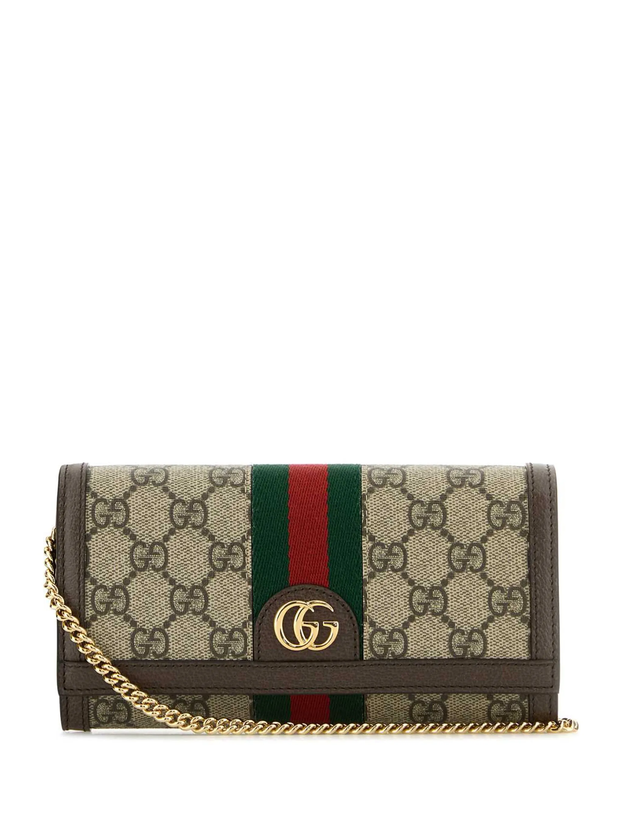 Кошелек на цепочке с узором GG Supreme Gucci, бежевый
Кошелек на цепочке с узором GG Supreme Gucci, бежевый