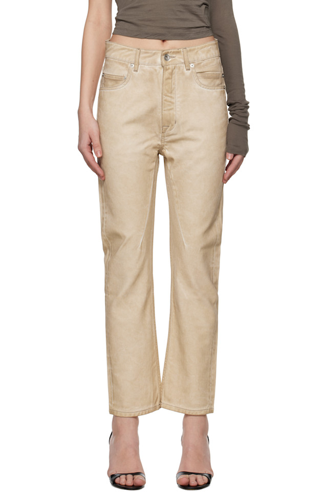 Джинсы Hollywood VDD Rick Owens Drkshdw, цвет parchment 
Джинсы Hollywood VDD Rick Owens Drkshdw, цвет parchment