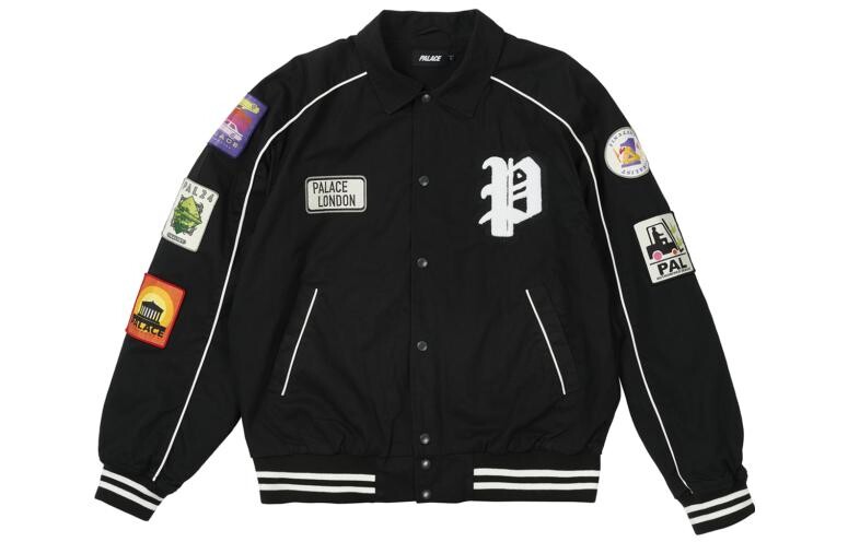 Бомбер мужской Palace с заплатками, черный
Бомбер мужской Palace с заплатками, черный
