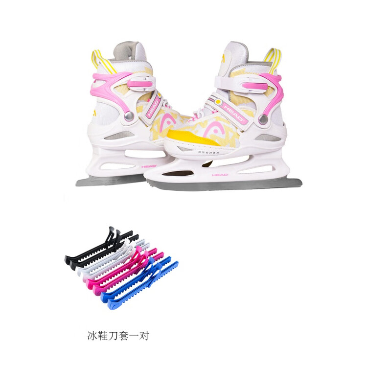 HEAD Детские коньки для фигурного катания для начинающих, регулируемые, с защитными чехлами, pink and white, размер M (31-36)
HEAD Детские коньки для фигурного катания для начинающих, регулируемые, с защитными чехлами, pink and white, размер M (31-36)