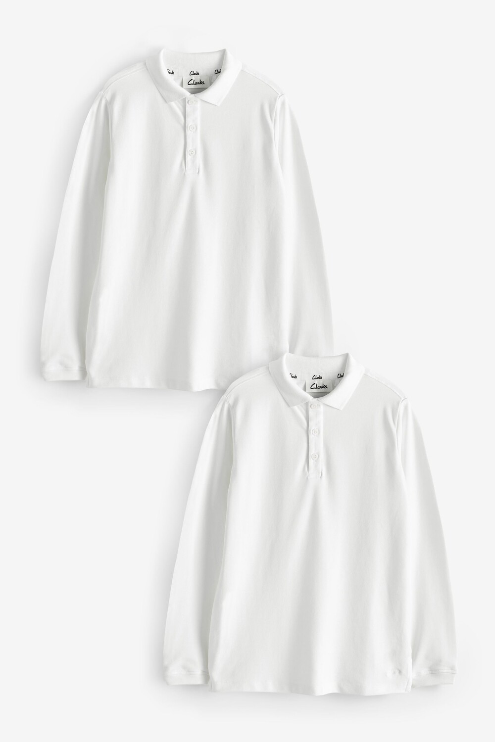 Рубашки поло для мальчиков, 100% хлопок, 2 шт в упаковке Clarks, белый
Рубашки поло для мальчиков, 100% хлопок, 2 шт в упаковке Clarks, белый