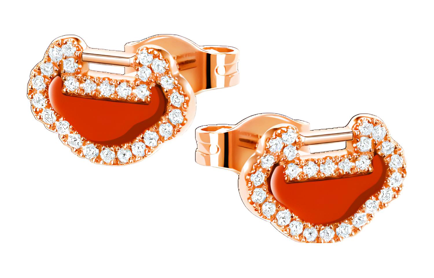 Qeelin Серьги-гвоздики Yu Yi для женщин из розового золота, красные
Qeelin Серьги-гвоздики Yu Yi для женщин из розового золота, красные