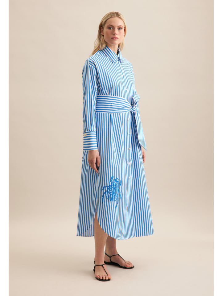 Платье свободного кроя средне-синего цвета Seidensticker
Платье свободного кроя средне-синего цвета Seidensticker