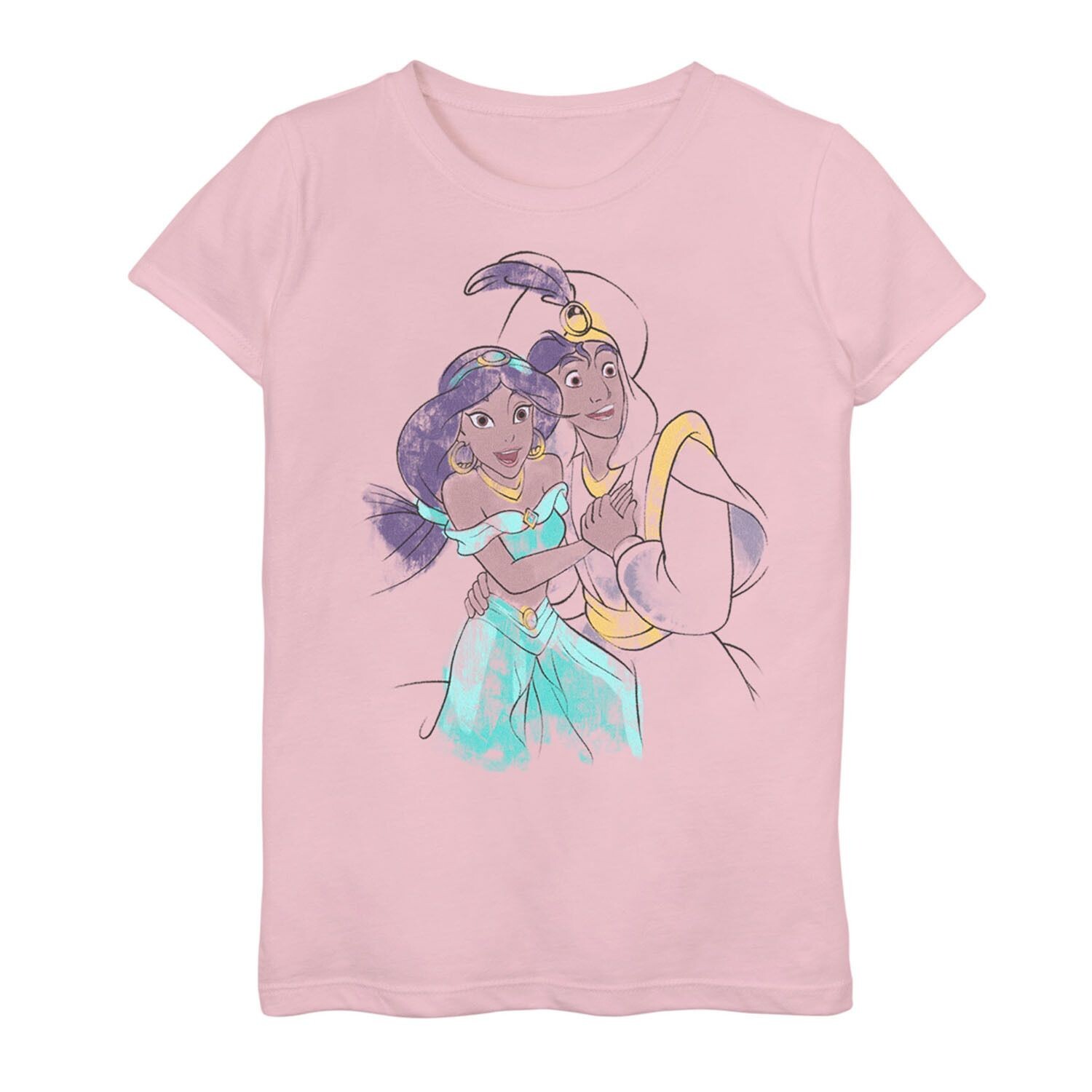Футболка с рисунком «Принцессы Диснея Жасмин и принц Али» для девочек 7–16 лет Disney
Футболка с рисунком «Принцессы Диснея Жасмин и принц Али» для девочек 7–16 лет Disney