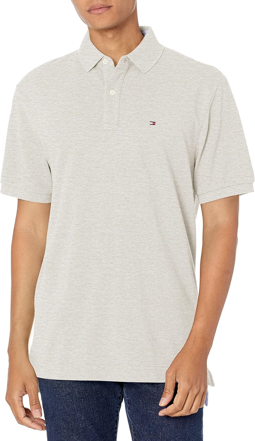 Мужская хлопковая рубашка-поло Tommy Hilfiger Classic Fit с коротким рукавом, Light Grey Heather, Серый, Мужская хлопковая рубашка-поло Tommy Hilfiger Classic Fit с коротким рукавом, Light Grey Heather
Мужская хлопковая рубашка-поло Tommy Hilfiger Classic Fit с коротким рукавом, Light Grey Heather, Серый, Мужская хлопковая рубашка-поло Tommy Hilfiger Classic Fit с коротким рукавом, Light Grey Heather