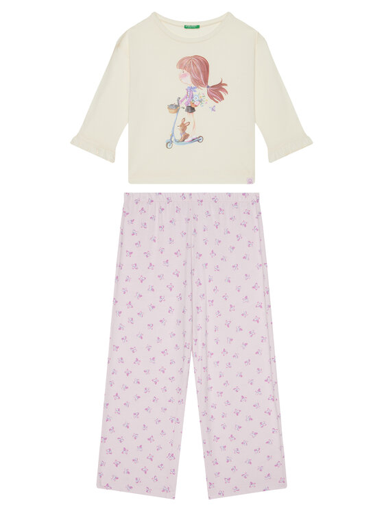 Пижама обычного кроя 3Y5E0P08B United Colors Of Benetton, розовый
Пижама обычного кроя 3Y5E0P08B United Colors Of Benetton, розовый