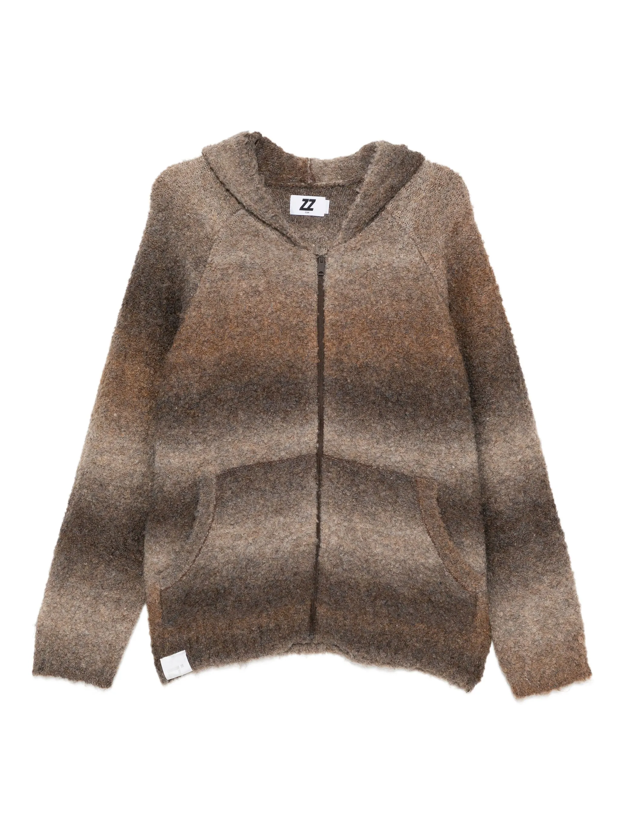 Худи на молнии с эффектом омбре Izzue, коричневый
Худи на молнии с эффектом омбре Izzue, коричневый