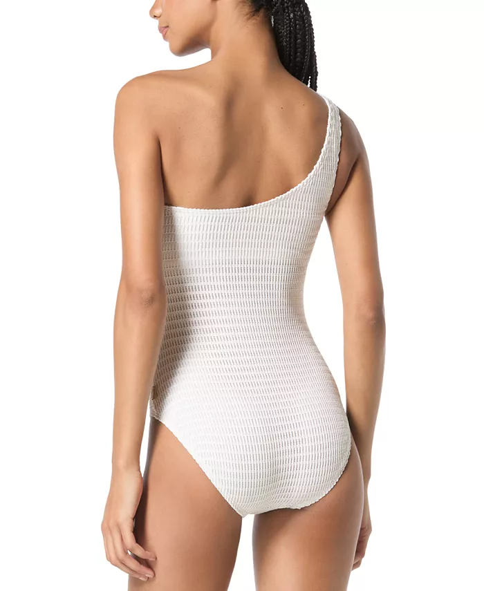 Женский купальник One-Shoulder с кружевной отделкой Michael Kors, белый
Женский купальник One-Shoulder с кружевной отделкой Michael Kors, белый