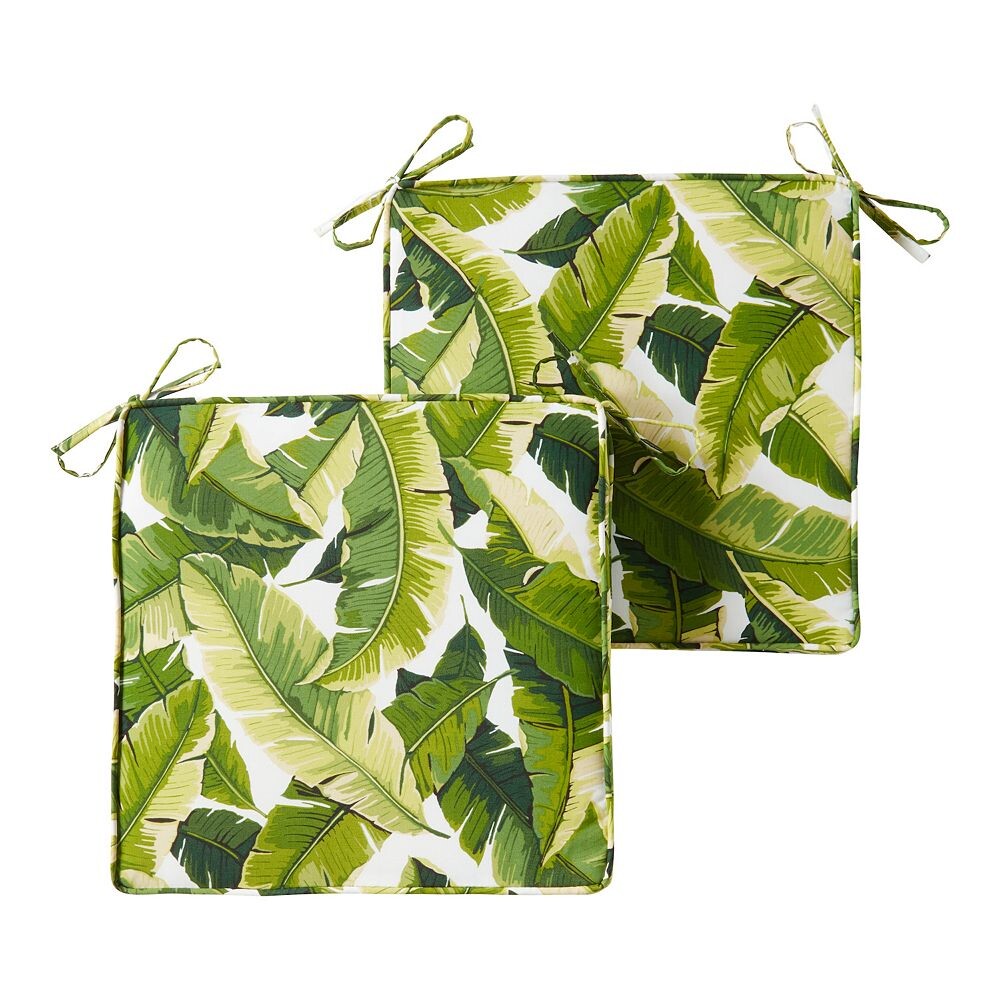 Greendale Home Fashions Набор подушек для уличного квадратного стула из 2 предметов, цвет Palm Leaves White
Greendale Home Fashions Набор подушек для уличного квадратного стула из 2 предметов, цвет Palm Leaves White