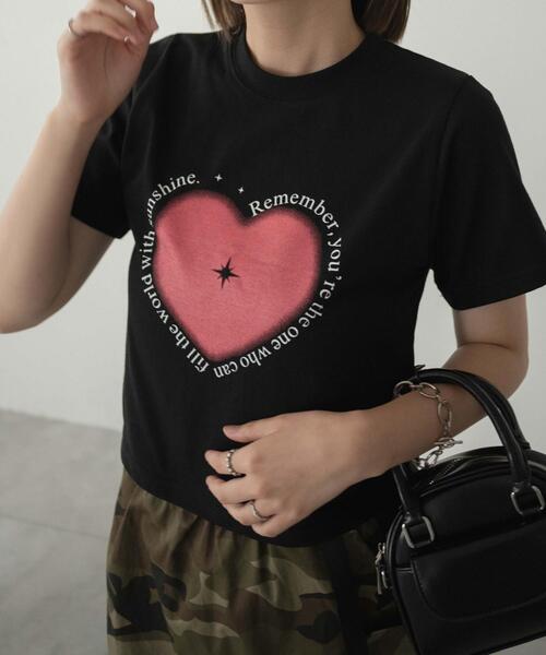 DISPARK Футболка укороченная с принтом, Heart Lettering, черный
DISPARK Футболка укороченная с принтом, Heart Lettering, черный