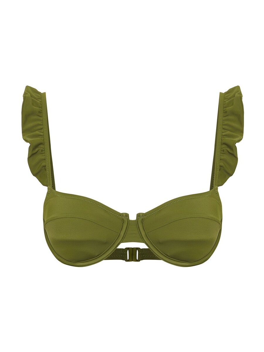 Верх бикини-балконет Trendyol, оливковый
Верх бикини-балконет Trendyol, оливковый