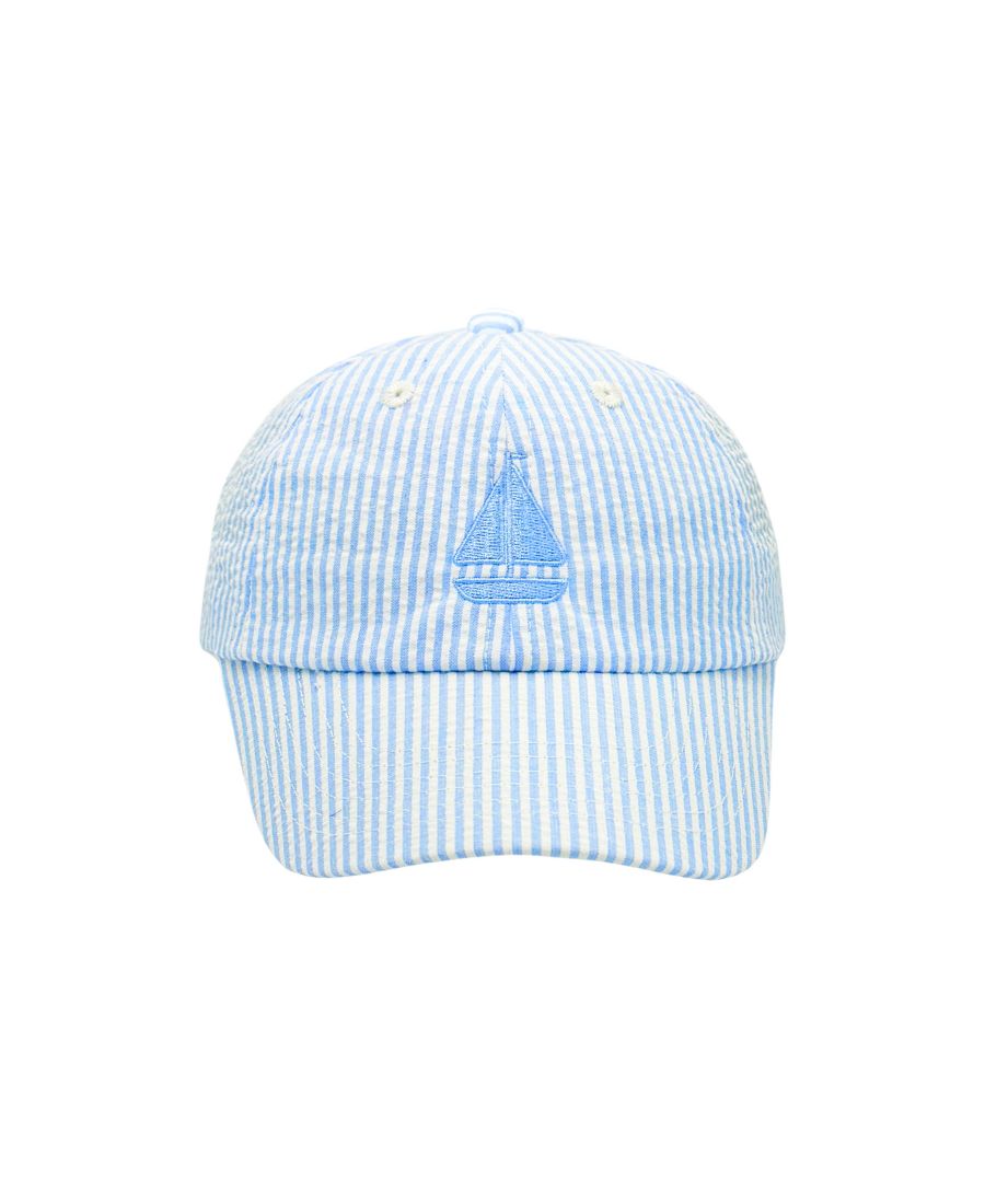 Бейсболка из жатой ткани с изображением парусника, синего цвета Bits & Bows, No Color
Бейсболка из жатой ткани с изображением парусника, синего цвета Bits & Bows, No Color