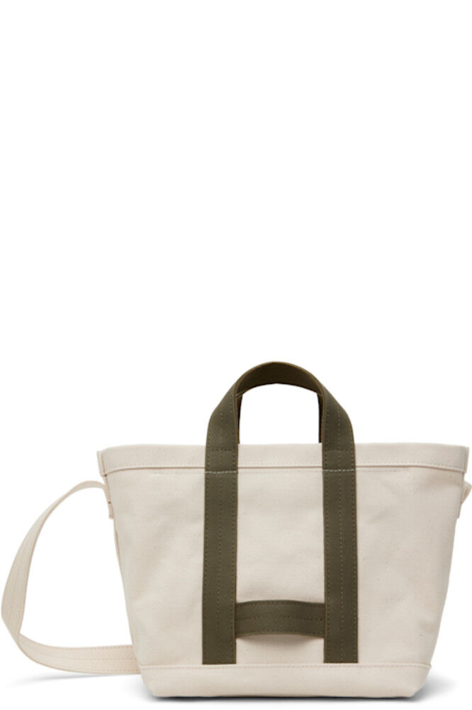 Сумка-тоут из хлопчатобумажной ткани цвета «белого» Comme des Garçons Shirt
Сумка-тоут из хлопчатобумажной ткани цвета «белого» Comme des Garçons Shirt